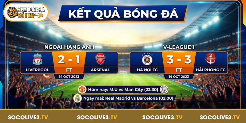 Kết Quả Bóng Đá Socolive - Cập Nhật Tỷ Số Nhanh Và Chính Xác 2 5 lý do nên theo dõi kết quả bóng đá mỗi ngày